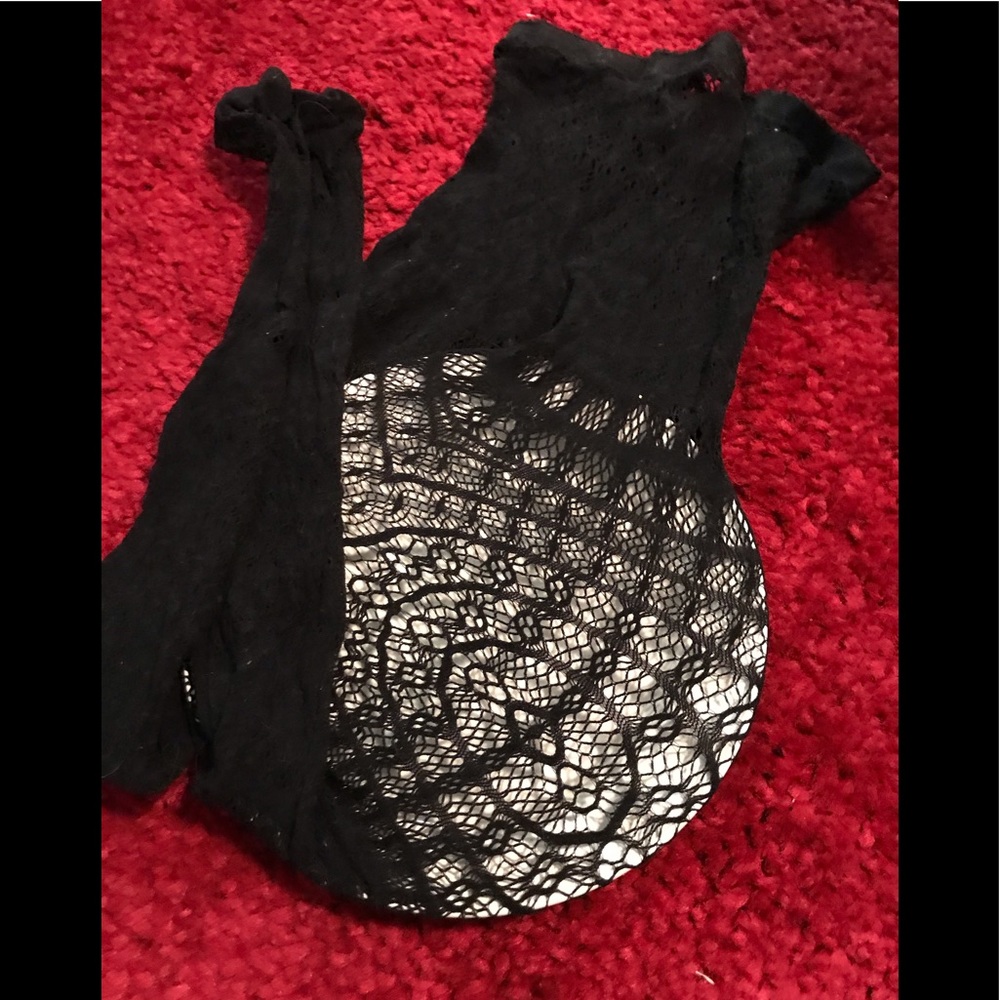 Pattern waist to toe tights...